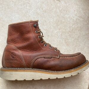 Carhartt waterproof men’s leather work boot sz8.5